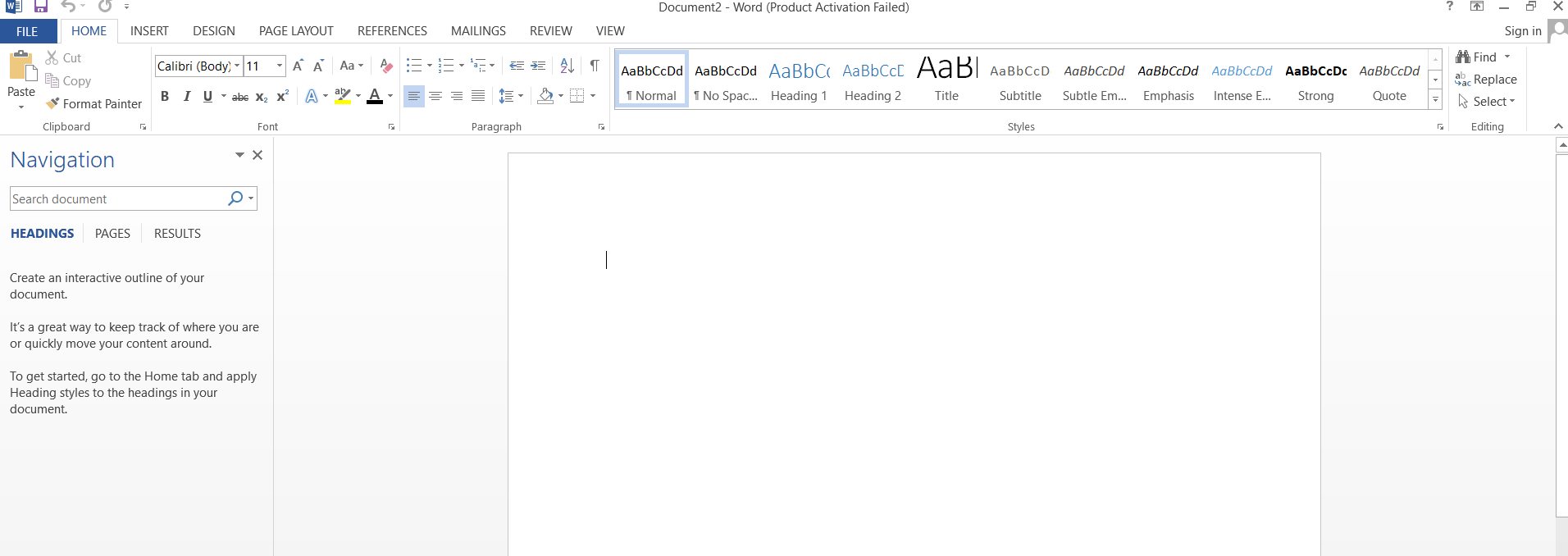 Screenshot showing Word formatting toolbar options